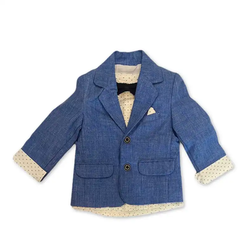 ست 4تکه لباس پسرانه مدل پاپیون