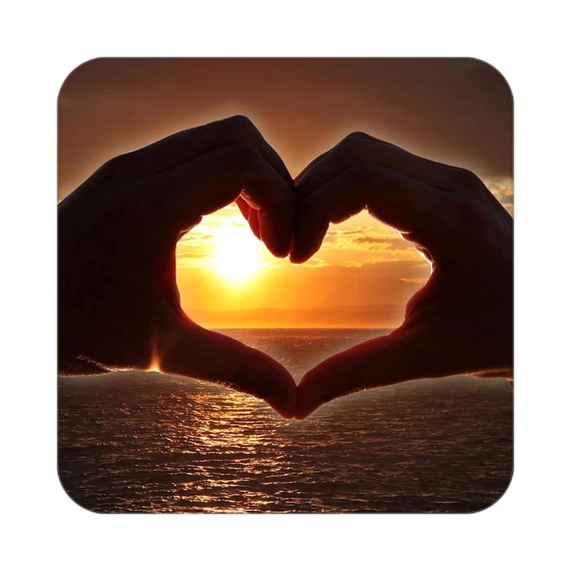 زیر لیوانی کاکتی مدل عاشقانه کد mp14011