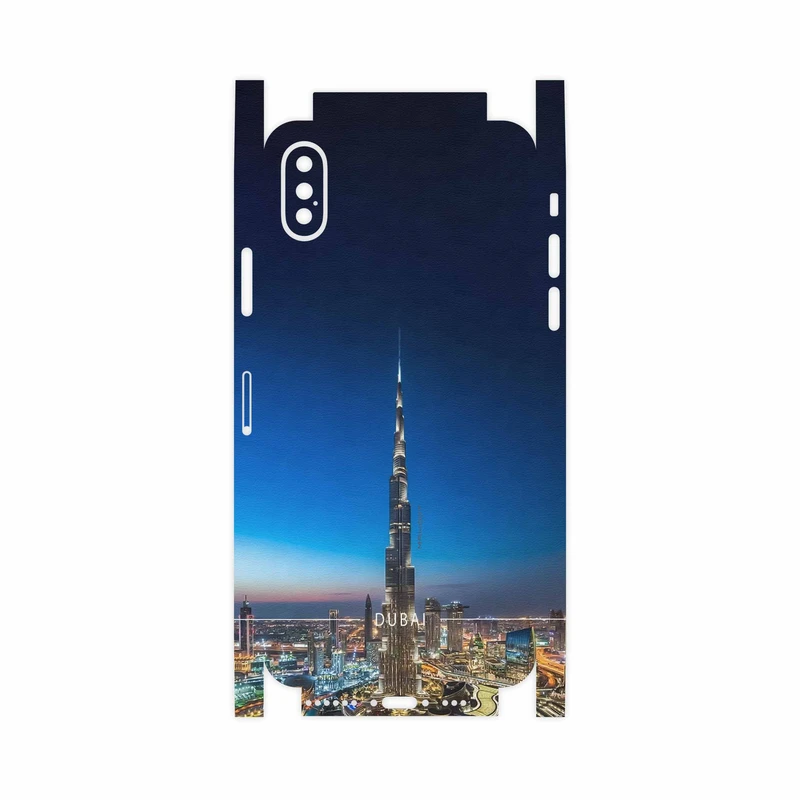 برچسب پوششی ماهوت مدل Dubai City-FullSkin مناسب برای گوشی موبایل اپل iPhone XS