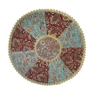 رومیزی ترمه مدل چهل تکه سالار کد F143
