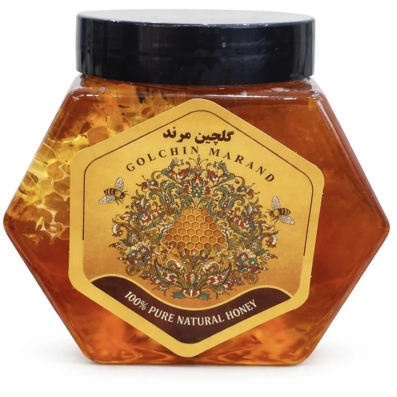 عسل موم دار طبیعی گلچین مرند بیگلو - 1000 گرم