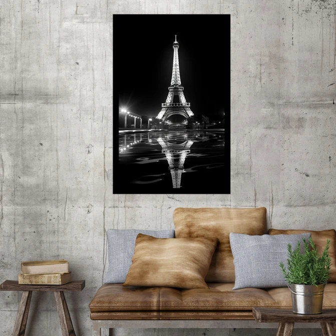 تابلو نوری بکلیت طرح منظره برج ایفل مدل B-MID-18222