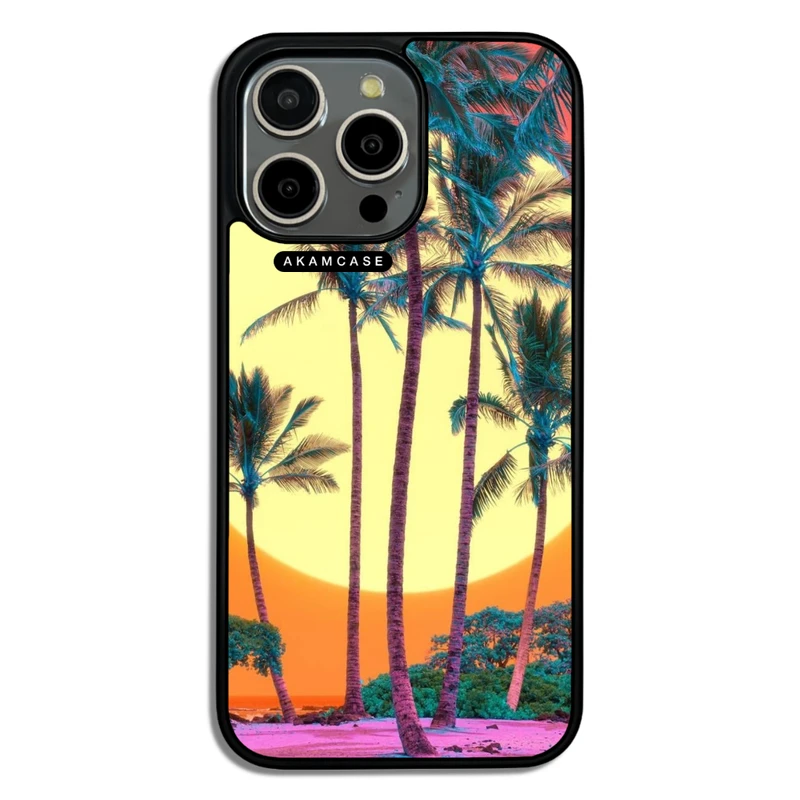 کاور آکام مدل AMC-WA15PROMAX-LEAVES-24 مناسب برای گوشی موبایل اپل iPhone 15 Pro Max