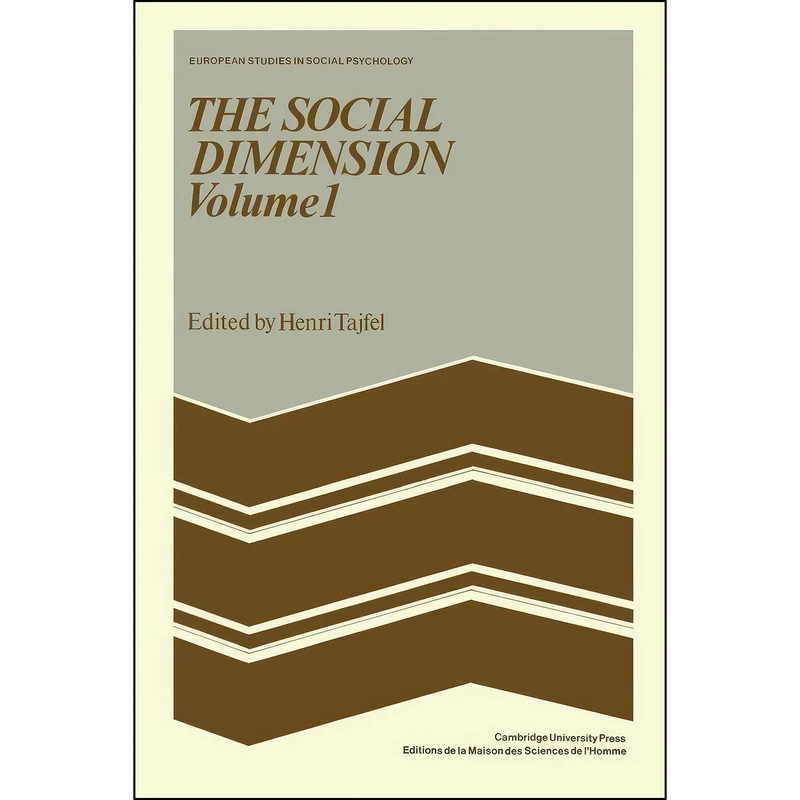 کتاب The Social Dimension اثر Henri Tajfel انتشارات Cambridge University Press