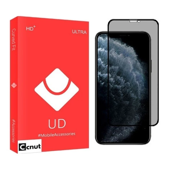 محافظ صفحه نمایش حریم شخصی کوکونات مدل UD مناسب برای گوشی موبایل اپل iPhone 15 Promax