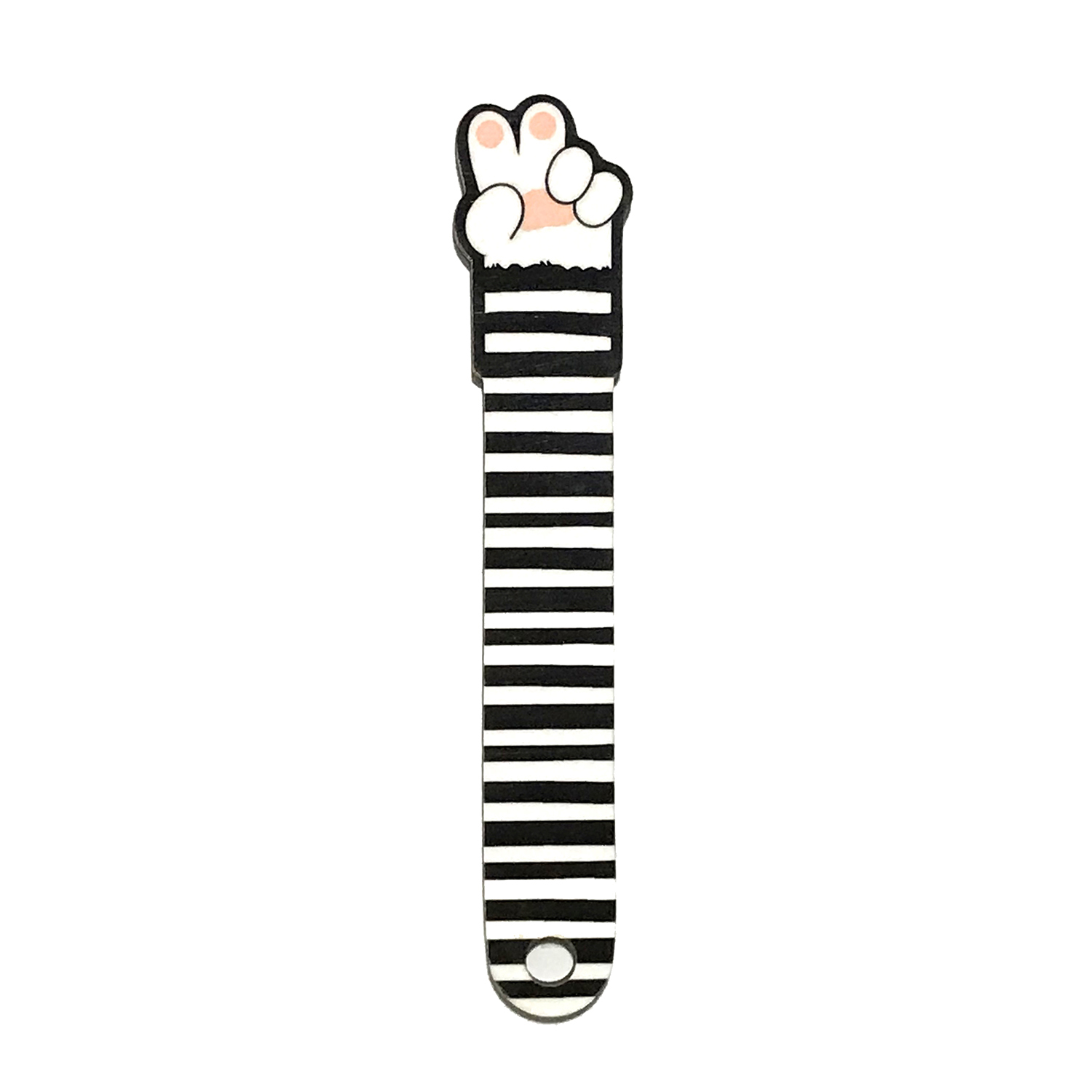 نشانگر کتاب پیکسل میکسل مدل دست گربه سیاه و سفید