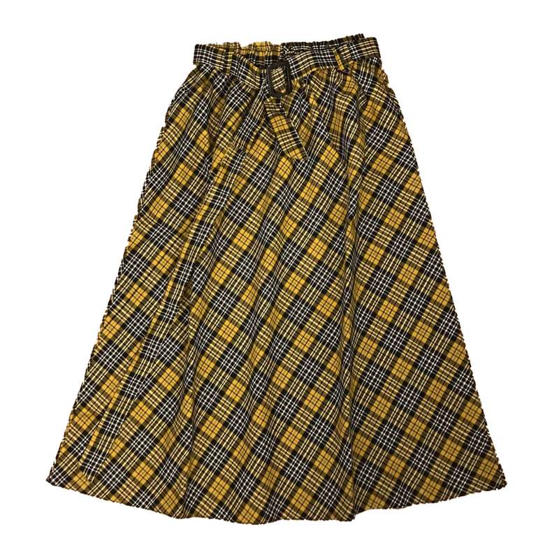 دامن زنانه مدل  پشمی چهارخانه dp1.9z