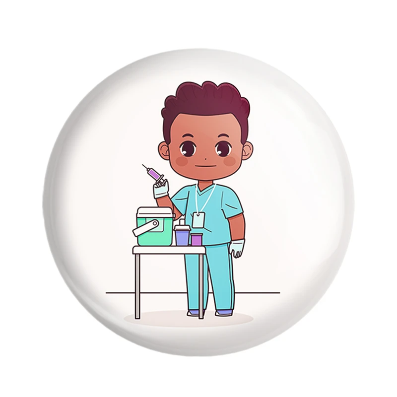 مگنت خندالو مدل پزشک و پرستار کودکانه کد 36490