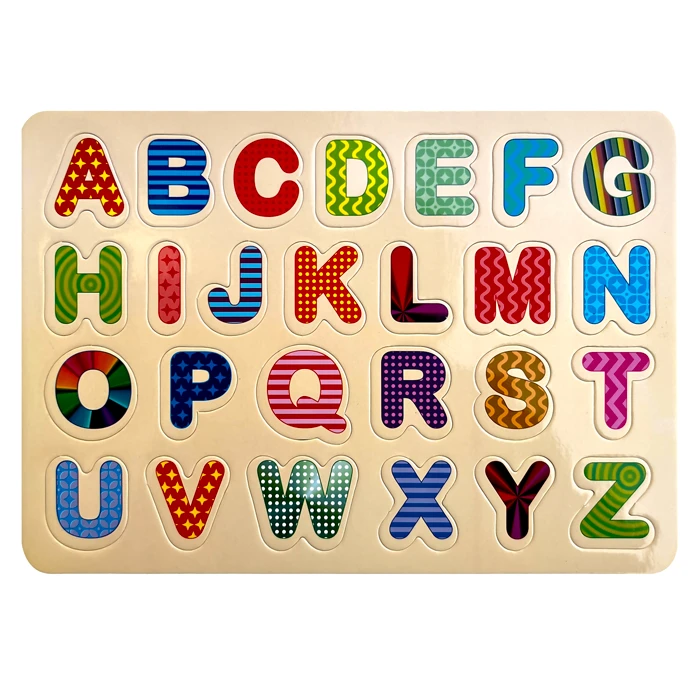 پازل 26 تکه مدل الفبا انگلیسی مناسب برای 3 سال به بالا