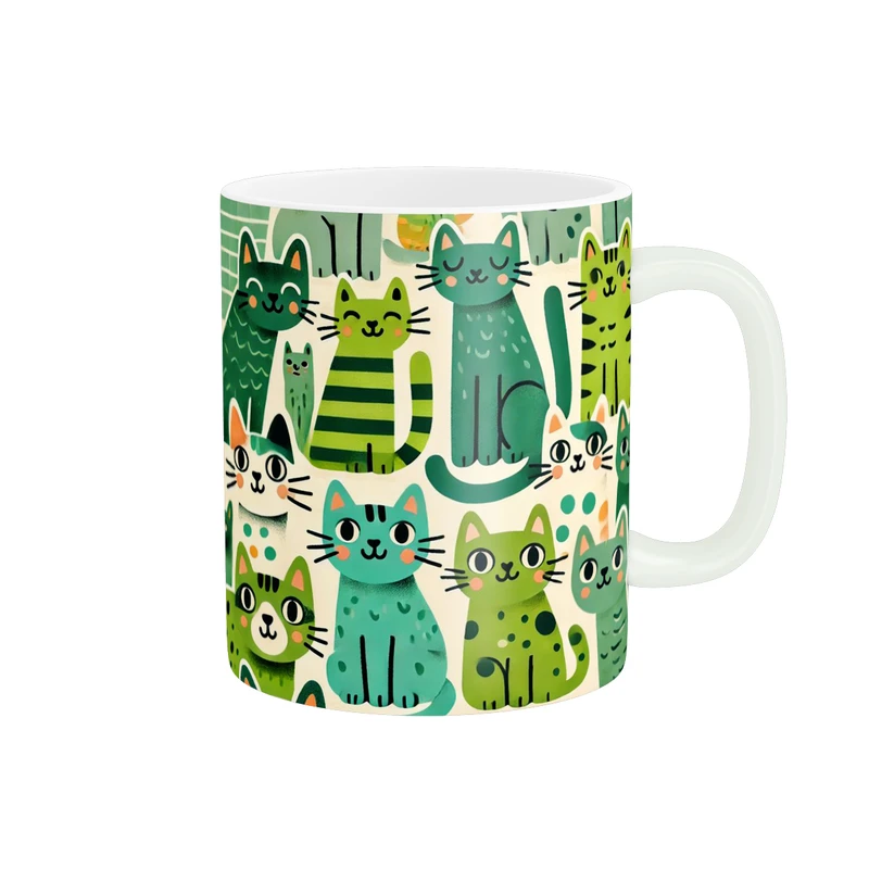 ماگ پاد آفرین طرح گربه کد 2298