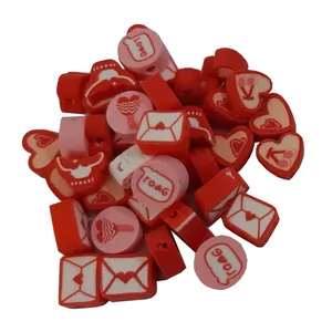 مهره دستبند مدل قلب و نامه بسته ۲۲ عددی