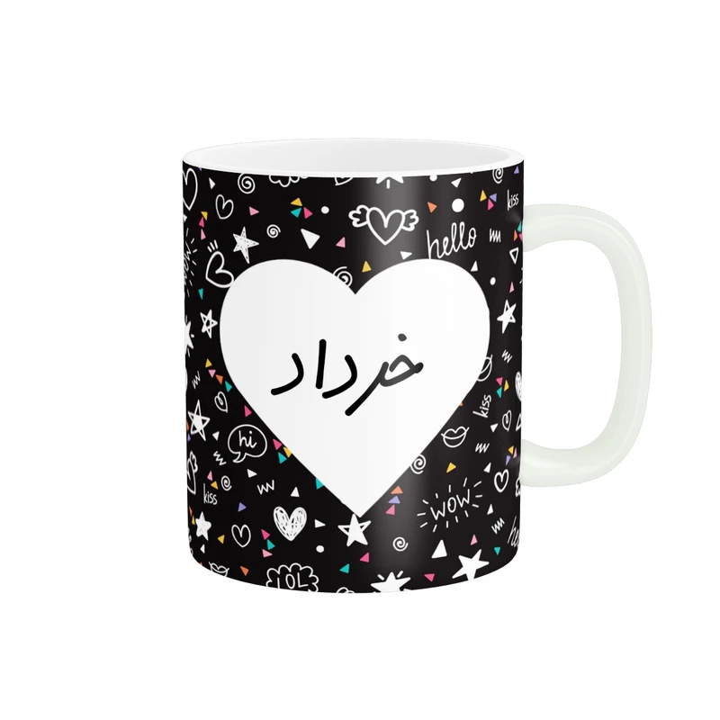 ماگ پاد آفرین مدل تولدی طرح ماه خرداد کادو تولد کد p11351