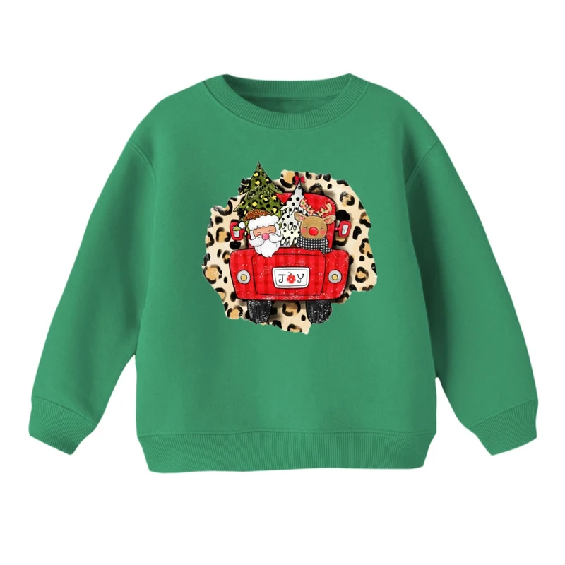 سویشرت بچگانه مدل بابانوئل و گوزن کریسمس کد 3