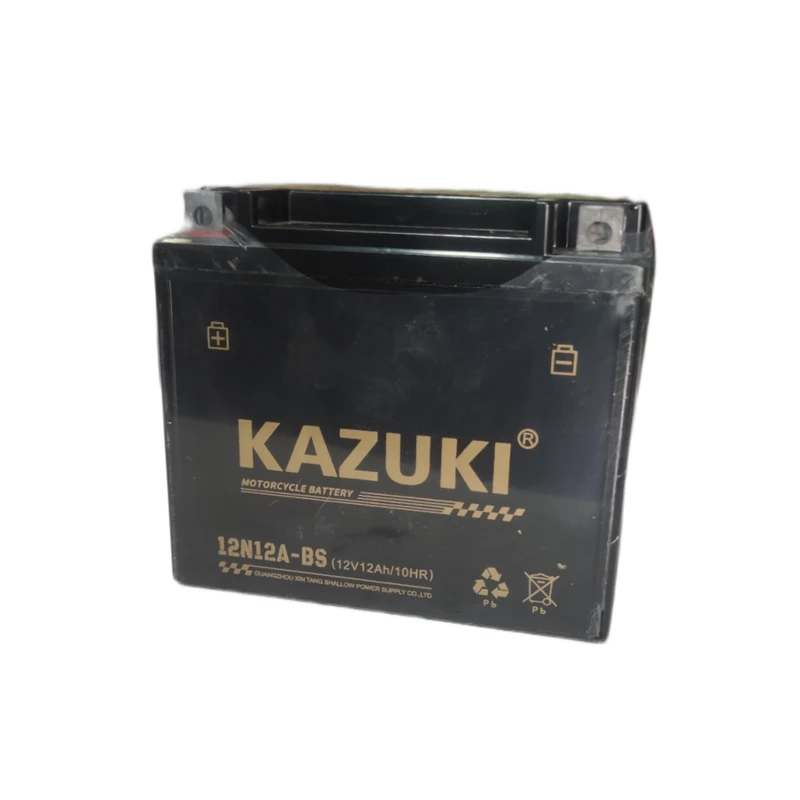 عکس شماره 5 : باتری موتورسیکلت کازوکی مدل  12v12ah