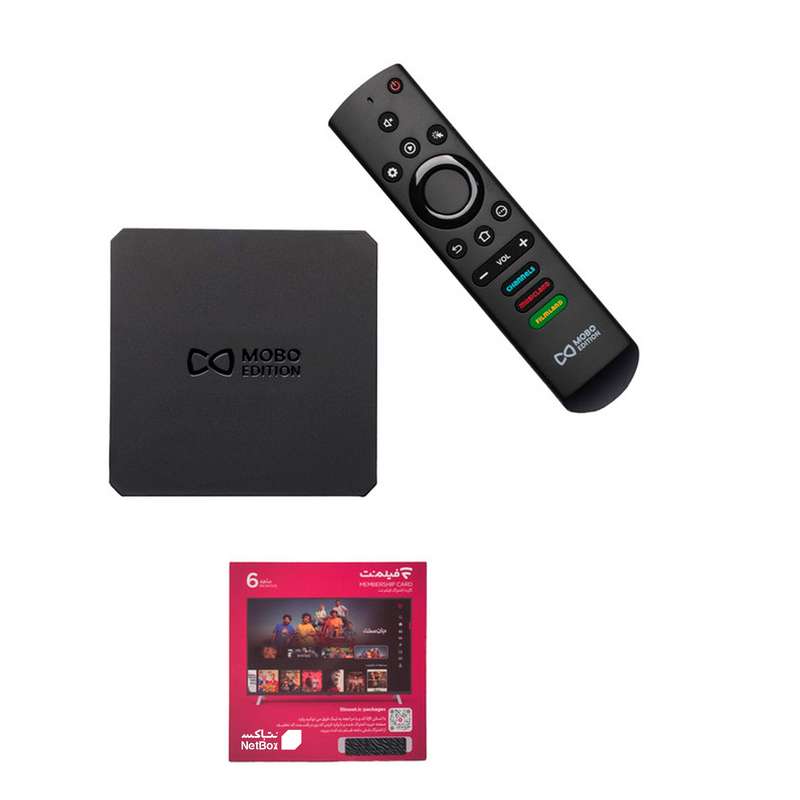اندروید باکس نت باکس مدل موبو ادیشن به همراه ۶ ماه اشتراک رایگان فیلمنت