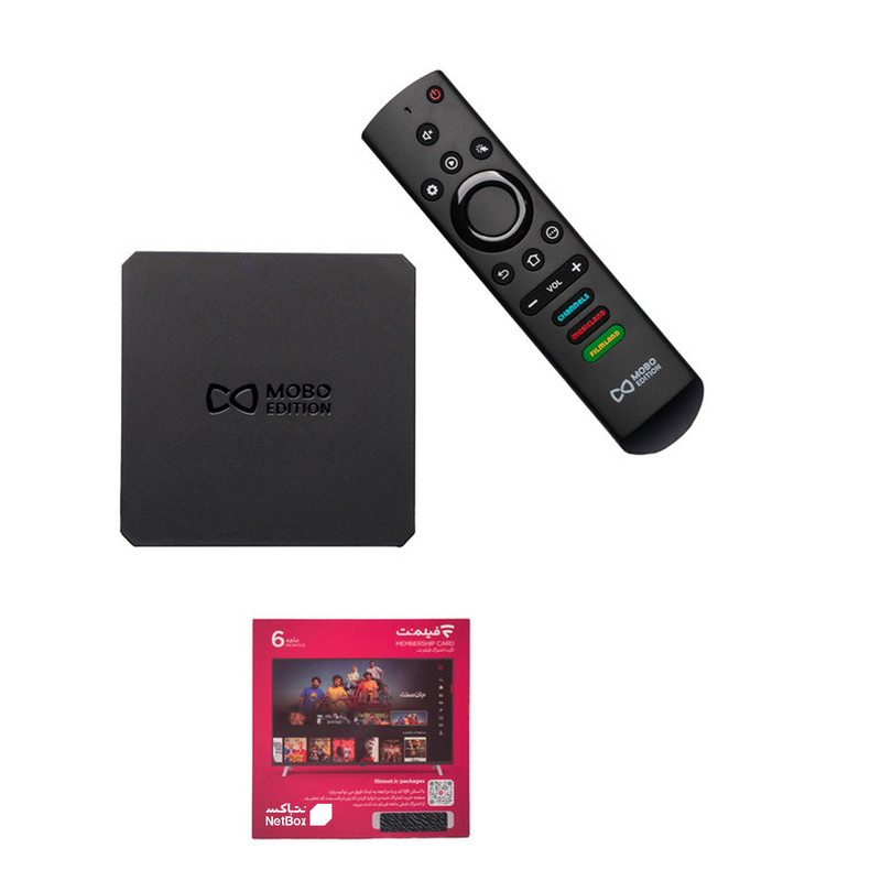 اندروید باکس نت باکس مدل موبو ادیشن به همراه ۶ ماه اشتراک رایگان فیلمنت