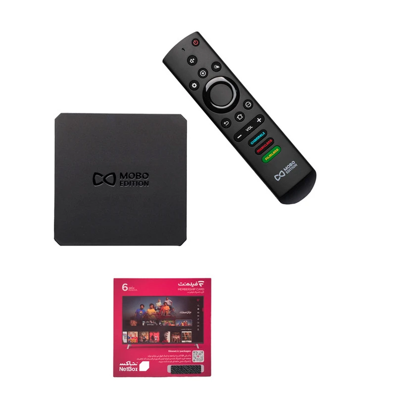 اندروید باکس نت باکس مدل موبو ادیشن به همراه ۶ ماه اشتراک رایگان فیلمنت