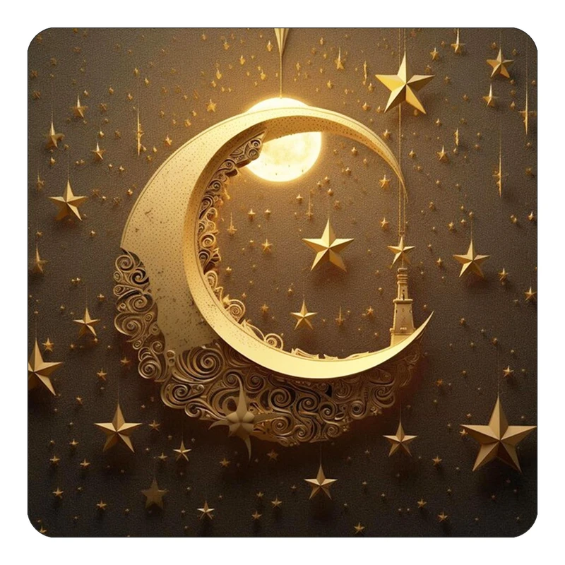 مگنت کاکتی طرح ماه و ستاره مدل mp54993