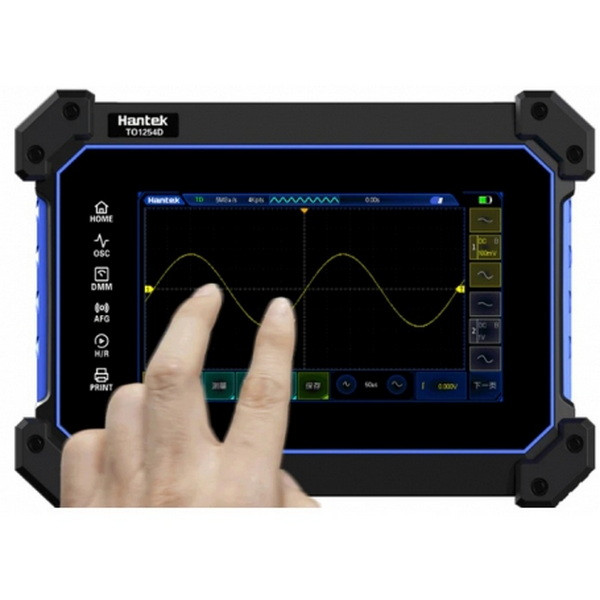اسیلوسکوپ پرتابل هان تک مدل TO1204D رنج 200 مگاهرتز چهارکاناله
