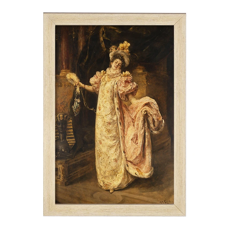 تابلو خندالو مدل نقاشی رسیدن به اپرا اثر ادواردو لئون گاریدو کد F12131