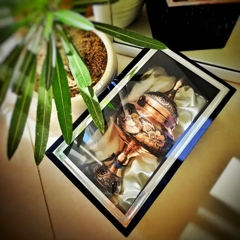 شکلات خوری مسی مدل الماس تراش کد JR-almas24