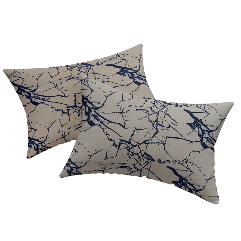 رو بالشی خانه سفید مدل گرانیت بسته دو عددی