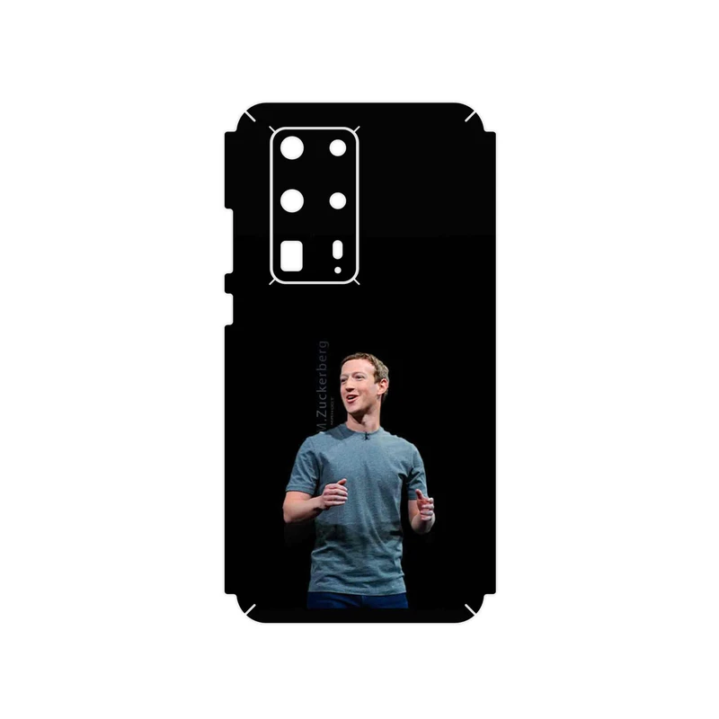 برچسب پوششی ماهوت مدل Mark_Zuckerberg مناسب برای گوشی موبایل هوآوی P40 Pro Plus