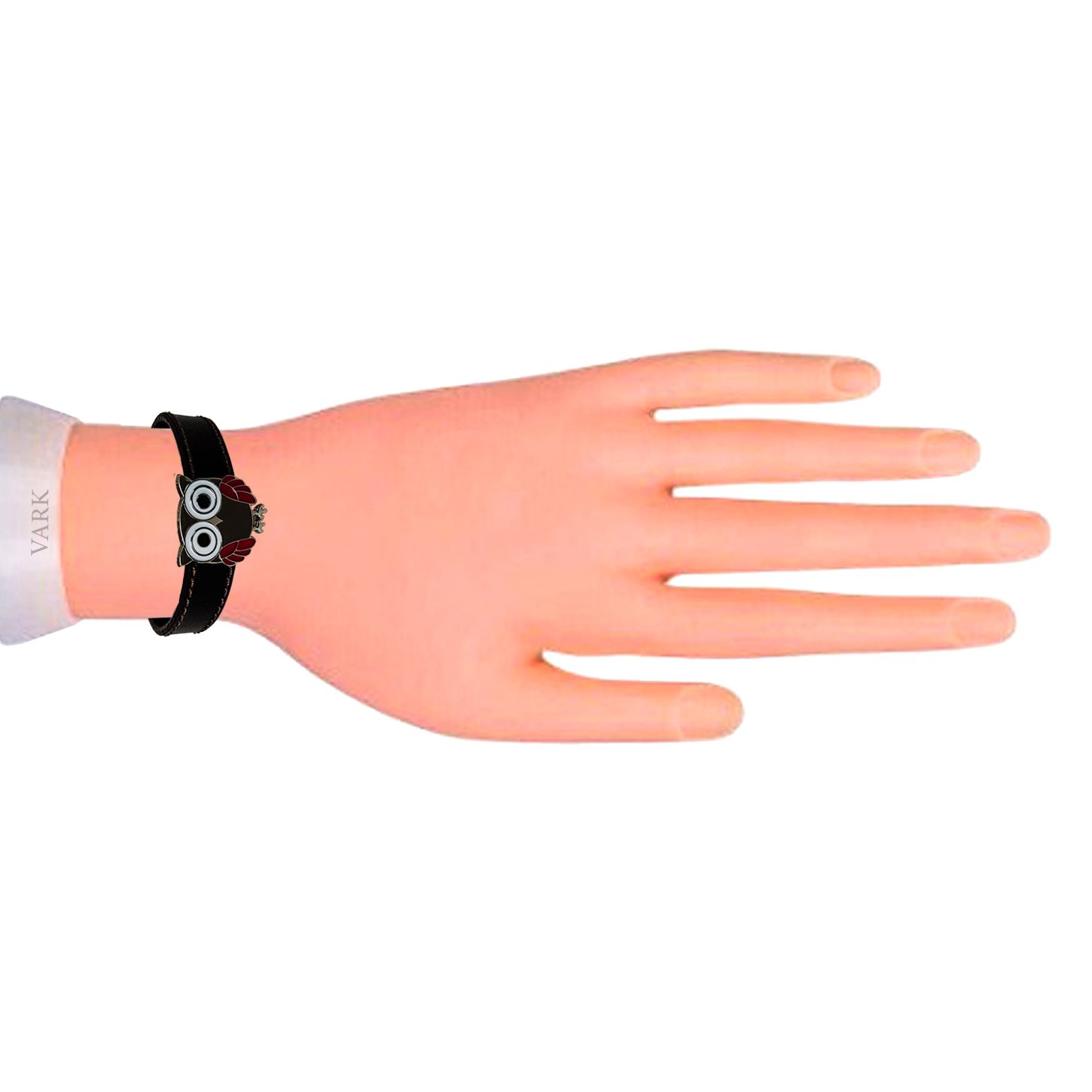 دستبند چرم وارک طرح جغد مدل آیشن کد rb194 -  - 11