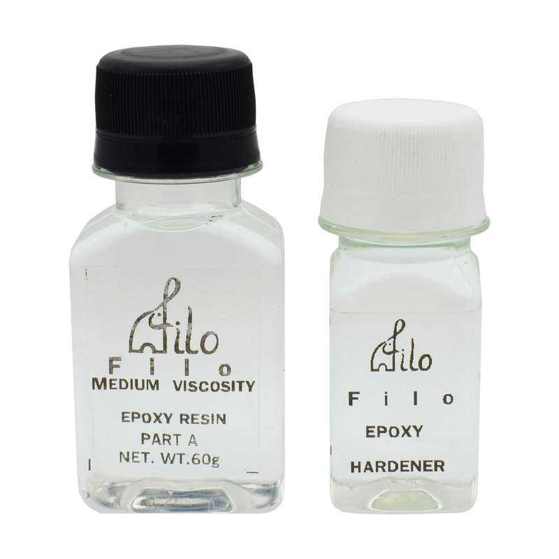 رزین اپوکسی فیلو مدل Medium V حجم 90 میلی لیتر به همراه هاردنر رزین اپوکسی فیلو مدل Medium V حجم 90 میلی لیتر به همراه هاردنر