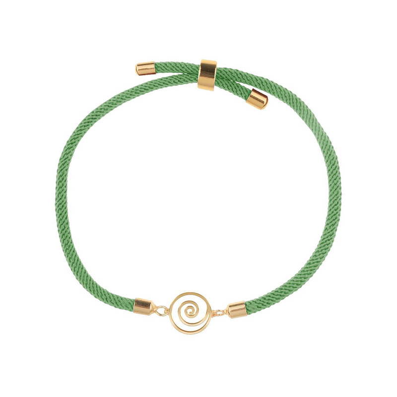 دستبند طلا 18 عیار زنانه مدوپد مدل گردباد کد D33-10250