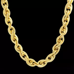 زنجیر طلا 18 عیار زنانه طلای مستجابی مدل گلستانه کد 50