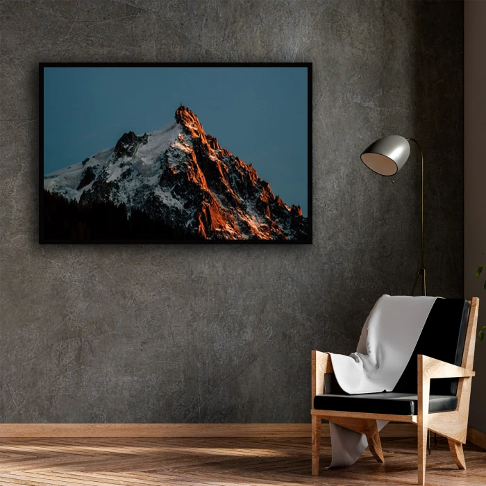 تابلو بکلیت طرح کوهستان برفی مدل B-D1414