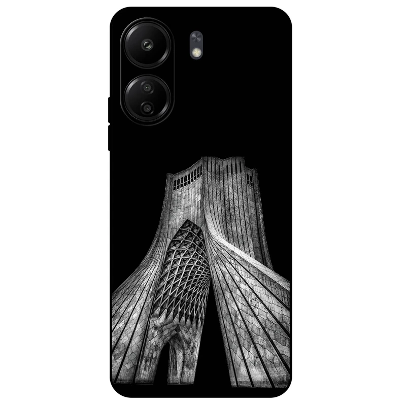 کاور مگافون طرح برج آزادی مدل 8263 مناسب برای گوشی موبایل شیائومی Redmi 13C  