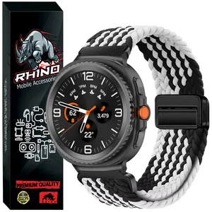 بند راینو مدل W8-Braided Mag مناسب برای ساعت هوشمند سامسونگ Galaxy Watch 8 Classic 46mm 