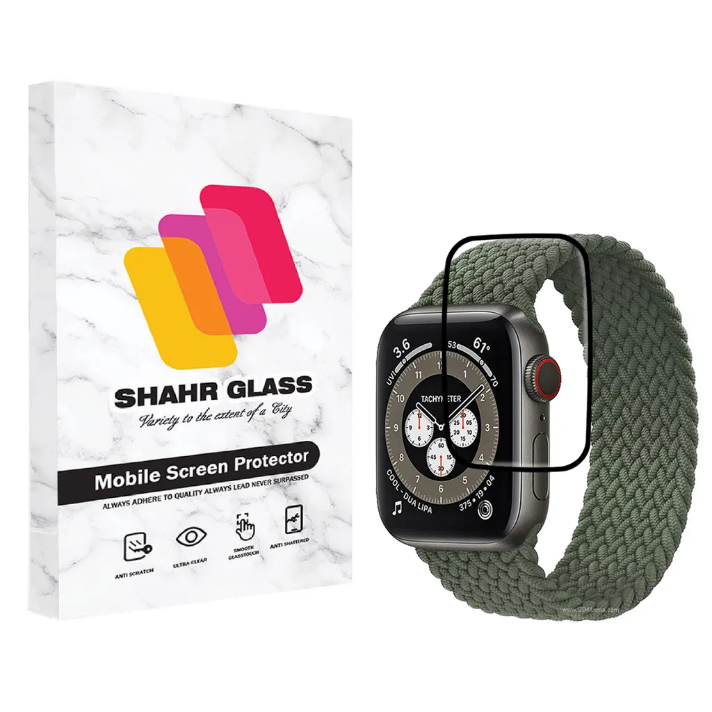 محافظ صفحه نمایش شهر گلس مدل PMMA مناسب برای اپل واچ Edition Series 6 44mm