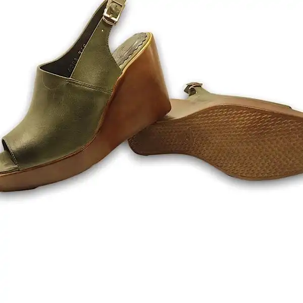 صندل زنانه مدل چرم طبیعی کد 633.1