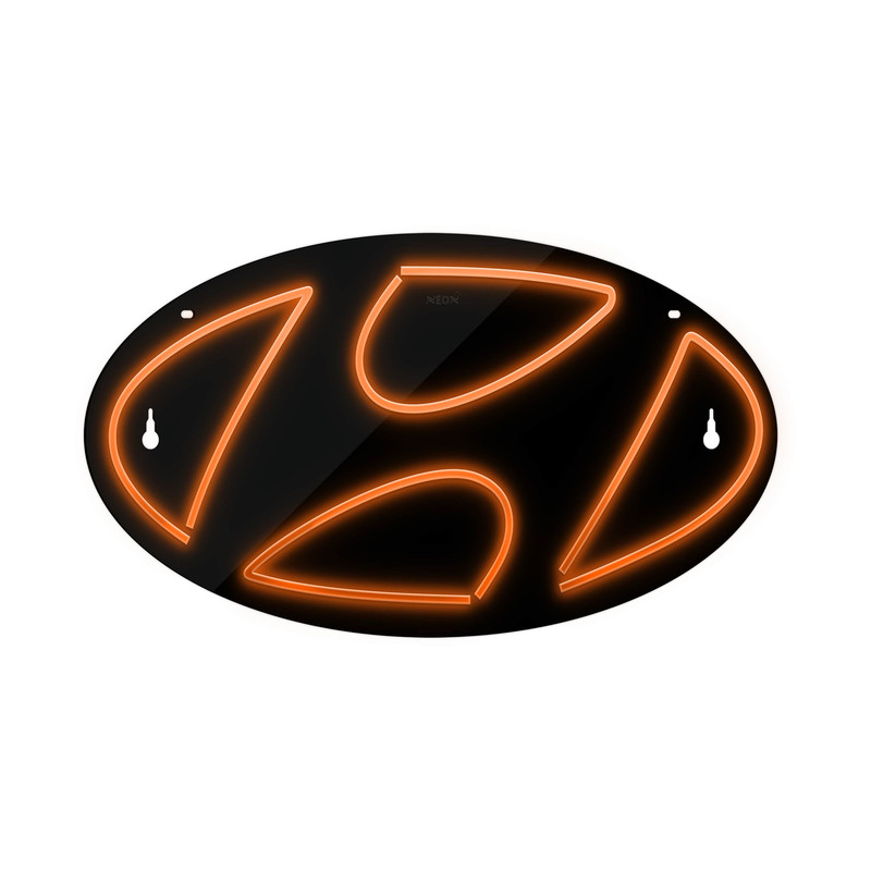 چراغ دیواری نئون دیزاین طرح Hyundai-BL_ORG 