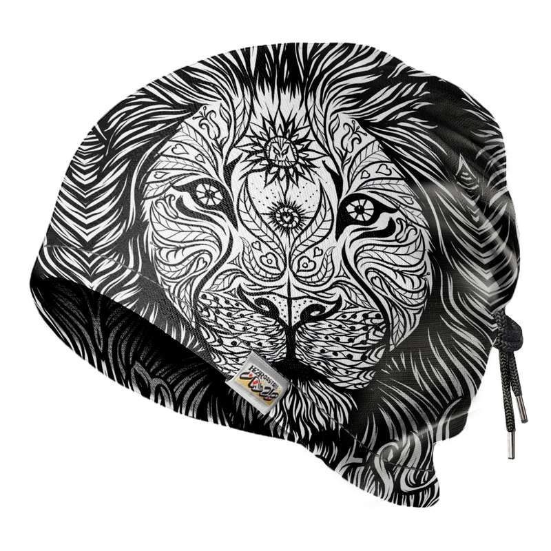 دستمال سر و گردن هزاردستان طرح شیر وکتور مدل DB40