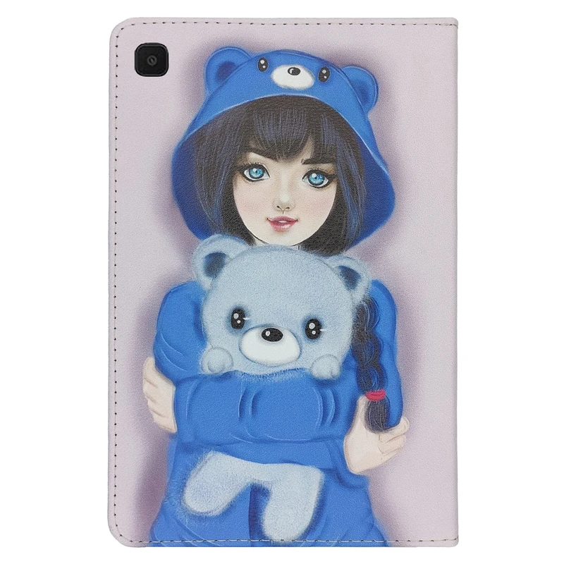 کیف کلاسوری مدل دختر فانتزی کد G-055 مناسب برای تبلت سامسونگ Galaxy Tab A7 10.4 2020 / T505