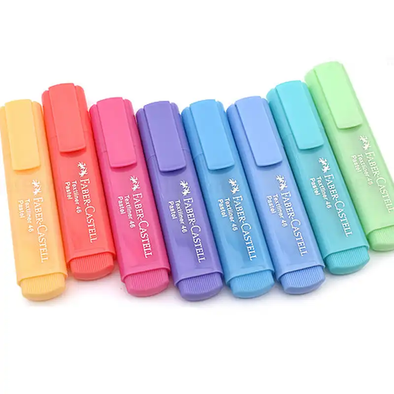ماژیک علامت گذار فابر کاستل مدل پاستل بسته 8 عددی