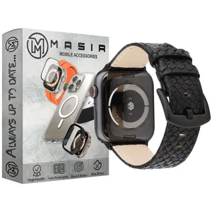 Masir Paythoon Leather Strap suitable for Apple Watch Series 1/2/3/4/5/6/7/8/9/SE 38/40/41mm