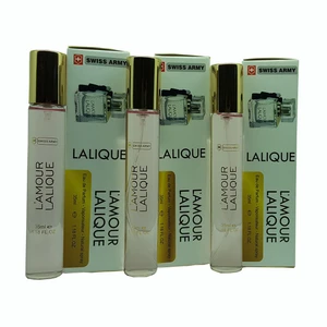 عطر جیبی زنانه سوئیس آرمی مدل لالیک لامور حجم 35 میلی لیتر مجموعه 3 عددی