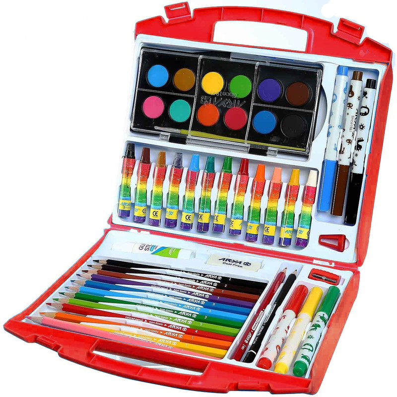 بسته رنگ آمیزی آریا کد 408R مجموعه 48 عددی