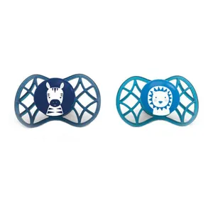 پستانك ارتودنسي نوویتا طرح شیر و گورخر کد 7086 بسته 2 عددی