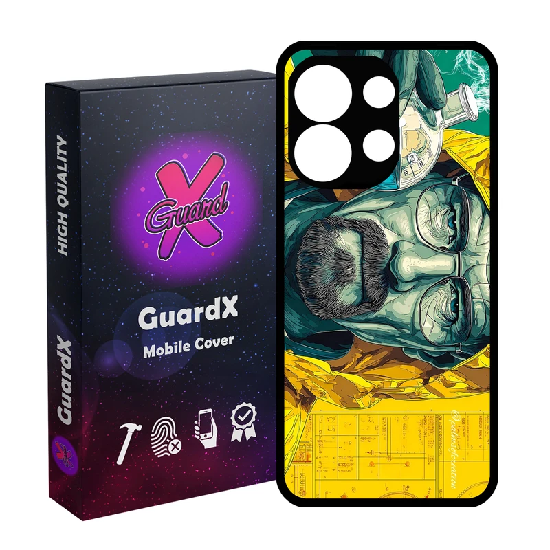 کاور گارد ایکس طرح Walter White مدل 11072 مناسب برای گوشی موبایل شیائومی Redmi Note 13 4G