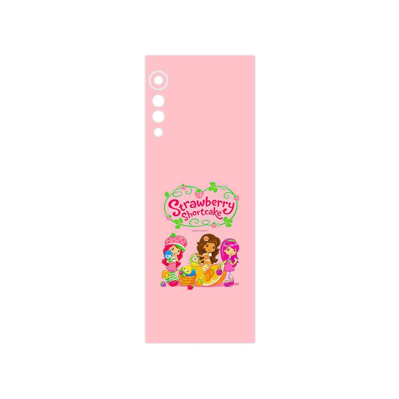 برچسب پوششی ماهوت مدل Strawberry Shortcake مناسب برای گوشی موبایل ال جی Velvet 5G