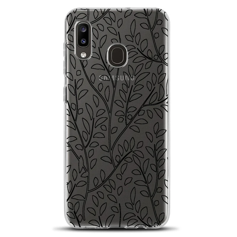 کاور مگافون طرح برگ مدل C45-B مناسب برای گوشی موبایل سامسونگ Galaxy A20 / A30