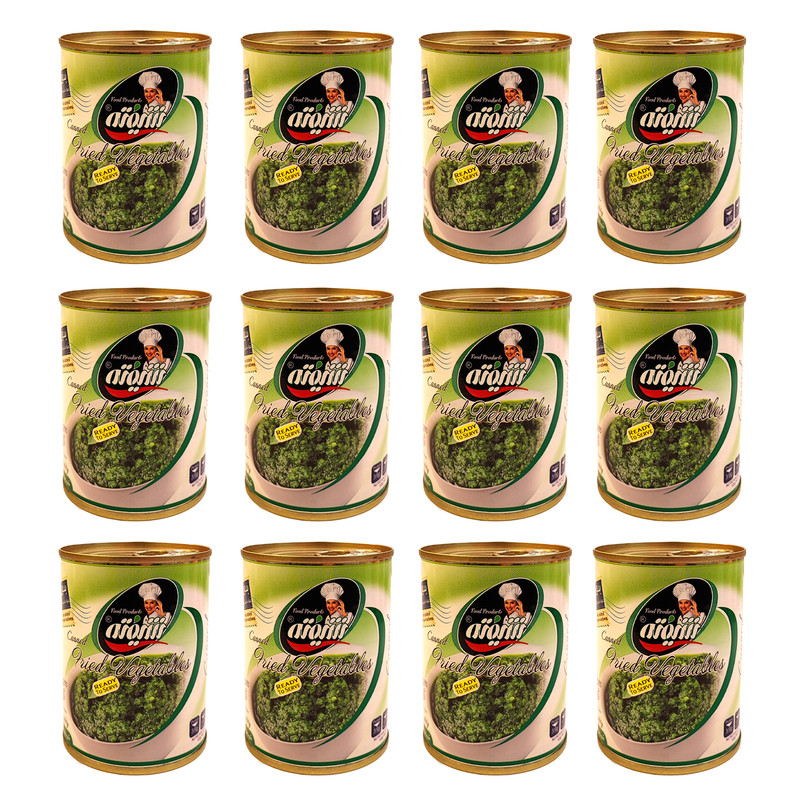 کنسرو سبزی سرخ شده شیفته - 350 گرم بسته 12 عددی