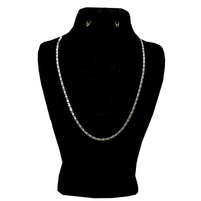 زنجیر نقره زنانه مدل S کد 04 زنجیر نقره زنانه مدل S کد 04