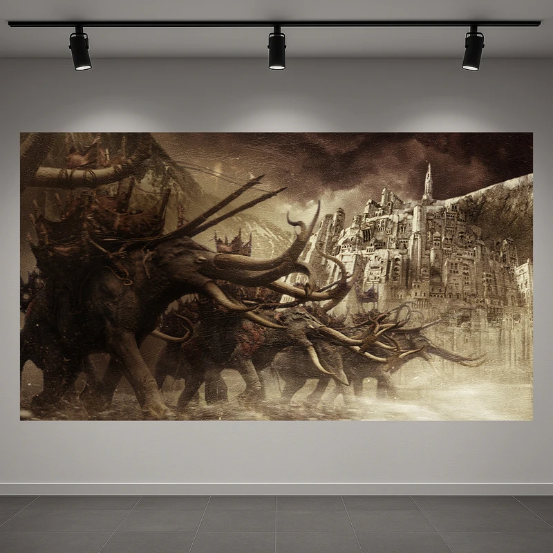 پوستر طرح ارباب حلقه ها مدل جنگ کد AR3060644